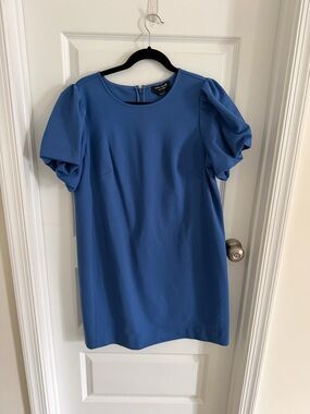kate spade New York Cornflower Blue Crewneck Shift Dress